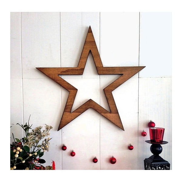Kalėdinė sienų dekoracija Hello Star, 62 x 1,8 x 62 cm