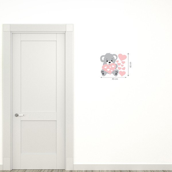 Sienų lipdukas Ambiance Teddy Rose-image-1