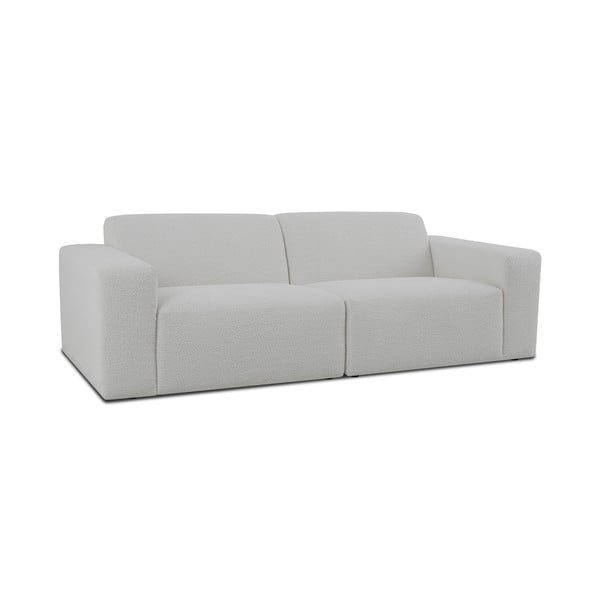 Iš boucle sofa baltos spalvos 228 cm Roxy – Scandic-image-2