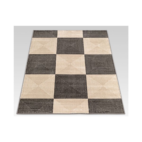 Kiliminė danga Webtappeti Reflex Brown Chess, 140 x 200 cm-image-1