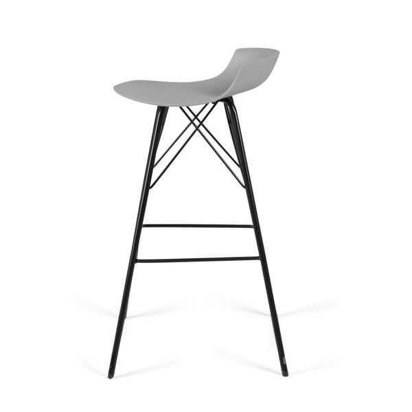Pilkos spalvos baro kėdžių komplektas 2 vnt. (sėdynės aukštis 71 cm) Tori – Tenzo-image-3