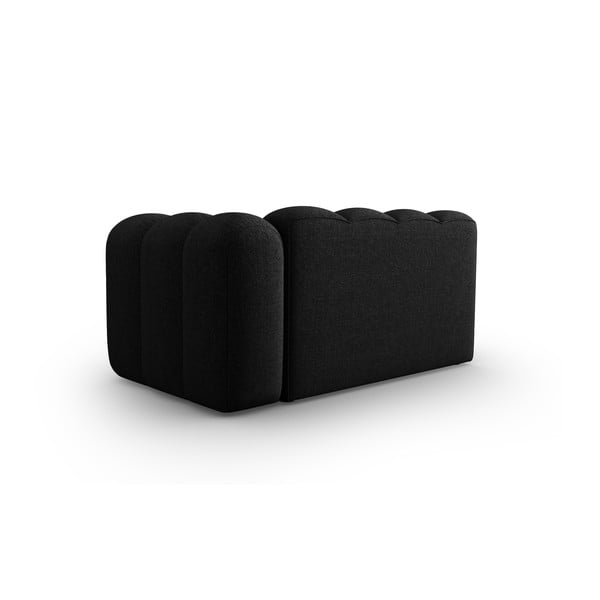 Modulinė sofa juodos spalvos/antracito spalvos (su dešiniuoju kampu) Lupine – Micadoni Home-image-3