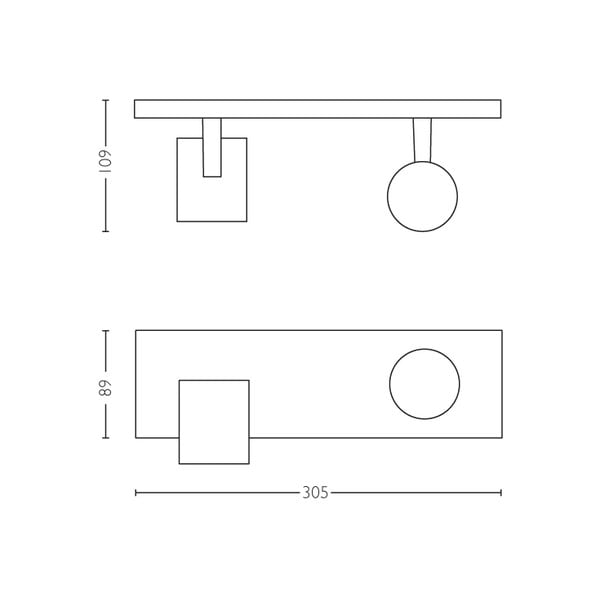 Išmanus taškinis šviestuvas 4 W GU10, Runner – Philips Hue-image-3