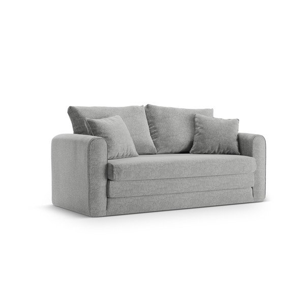 Šviesiai pilkos spalvos sulankstoma sofa 158 cm Lido – Micadoni 