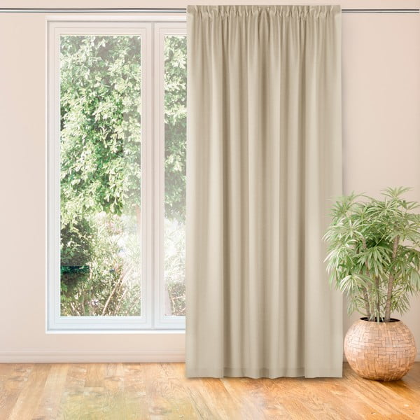 Kreminės užuolaidos 140x270 cm Carmena - Homede-image-1