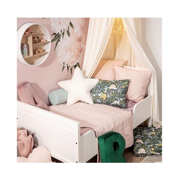 Dygsniuotas kūdikių lovos užtiesalas 160x100 cm Happiness - Yellow Tipi-image-1