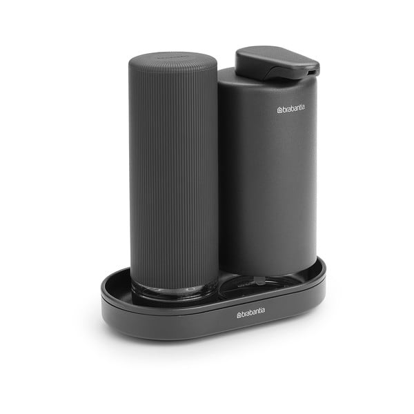 Iš plastiko stovas skalbimo reikmenims pilkos spalvos SinkStyle – Brabantia