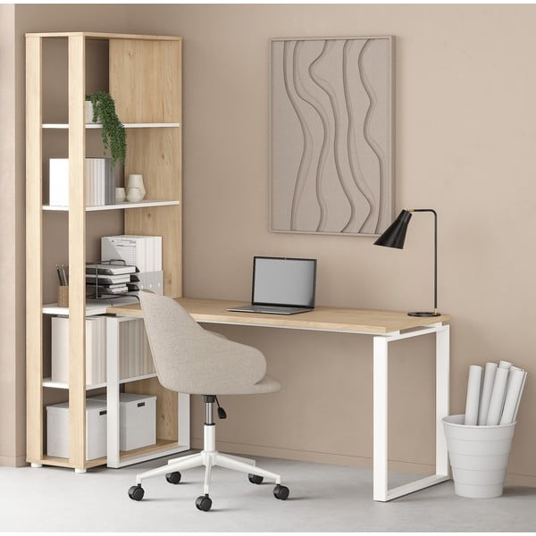 Rašomasis stalas su ąžuolo dekoro stalviršiu 60x150 cm Sign – Tvilum-image-1