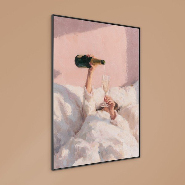 Spausdintas paveikslas su rėmeliu/tapyba ant drobės 70x100 cm Lazy Sunday – Styler-image-1