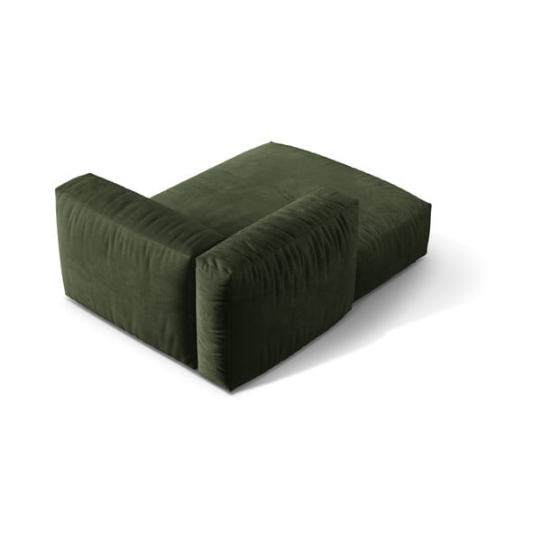 Žalios spalvos iš velveto modulinė sofos dalis (su kairiuoju kampu) Martina – Micadoni -image-2