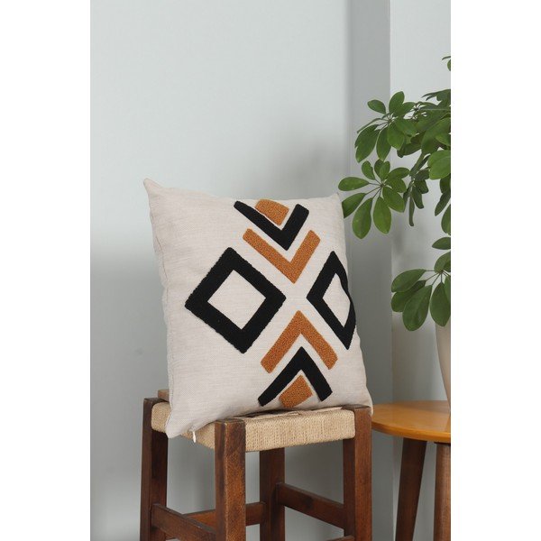 Iš lino dekoratyvinis pagalvės užvalkalas 43x43 cm Polen – Mioli Decor-image-2