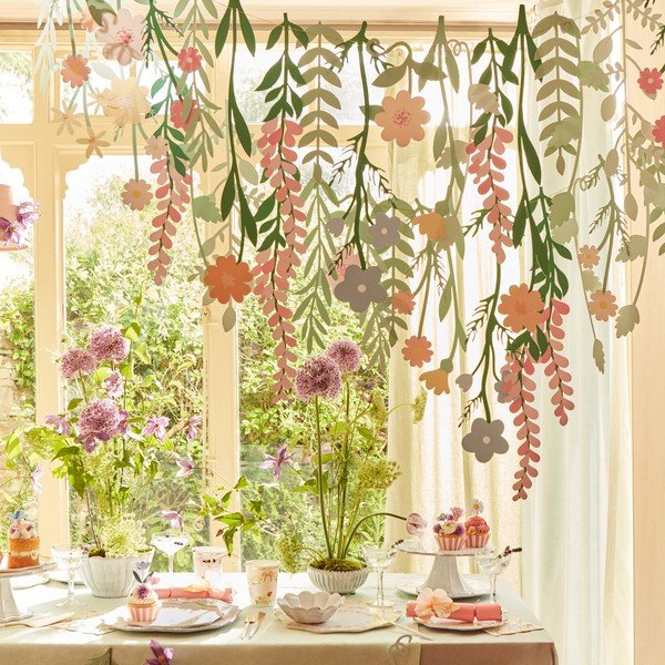 Girlianda Floral Backdrop – Meri Meri-image-1