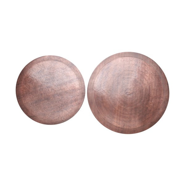 Vario spalvos metaliniai apvalūs kavos staliukai, 2 vnt. ø 75 cm Talca - Light & Living-image-3