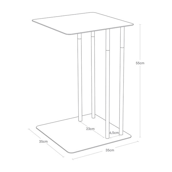 Šoninis stalas 35x35 cm Plain – YAMAZAKI-image-4