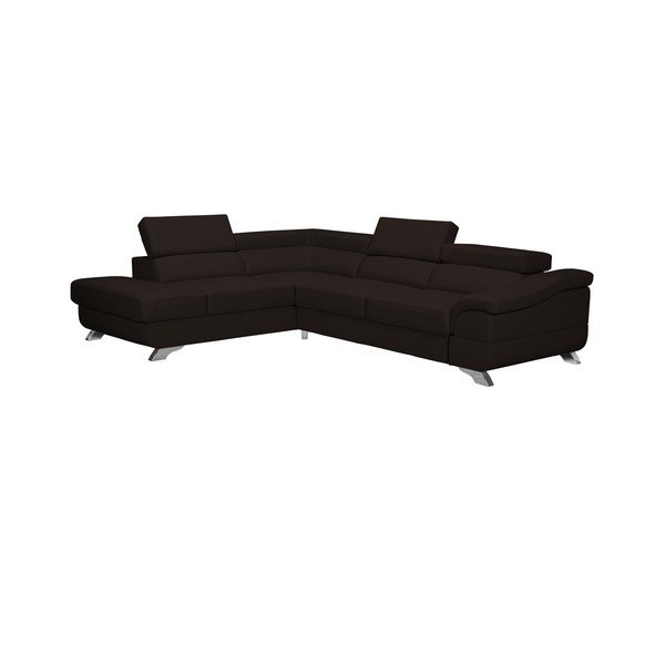 Tamsiai ruda "Windsor & Co Sofas Gamma" sofa-lova, kairysis kampas-image-1