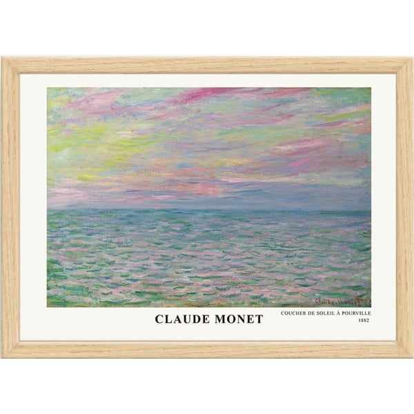 Plakatas rėmelyje 75x55 cm Claude Monet - Wallity