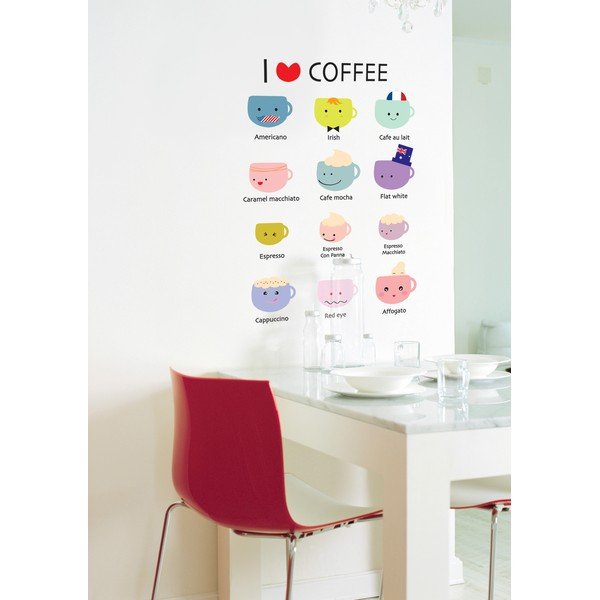"AmbianceI Love Coffee" lipdukų rinkinys-image-1