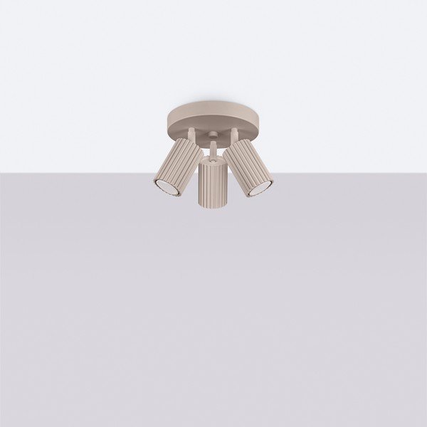 Taupe spalvos iš metalo taškinis šviestuvas Gleam – Sollux-image-2