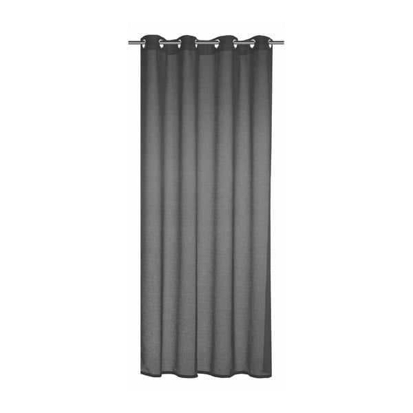 Antracito spalvos užuolaida 140x245 cm Struktura Uni – Sehlbach