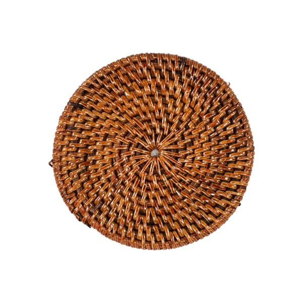 Rudos spalvos iš rotango padėkliukai 6 vnt. – Tiseco Home Studio-image-2