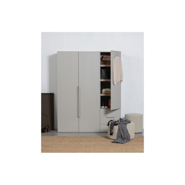 Modulinė spinta pilkos spalvos 55x210 cm Rens – WOOOD-image-1