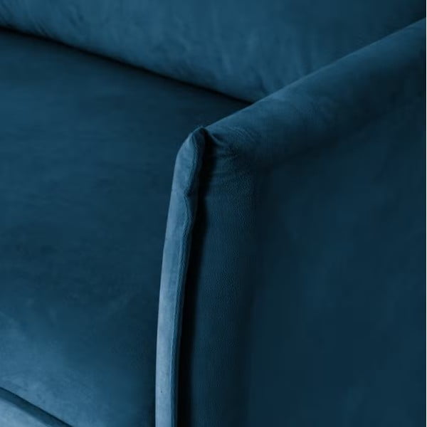 Tamsiai mėlynos spalvos iš velveto sofa 203 cm Juli – Ropez-image-4