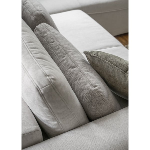 Kreminė kampinė sofa-lova (modulinė) Homely Tommy - Miuform-image-4