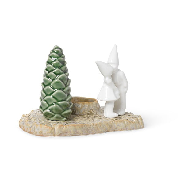 Kalėdinė molinė žvakidė Kähler Design Christmas Kiss, ilgis 17 cm-image-2
