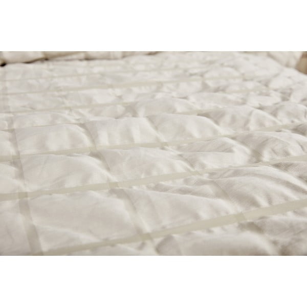 Iš banguotos tekstūros viengulė patalynė smėlio spalvos 140x200 cm Naomi – My House-image-1