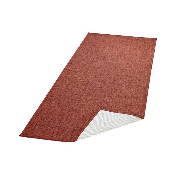 Raudonas dvipusis lauko kilimas NORTHRUGS Miami, 80 x 350 cm-image-4