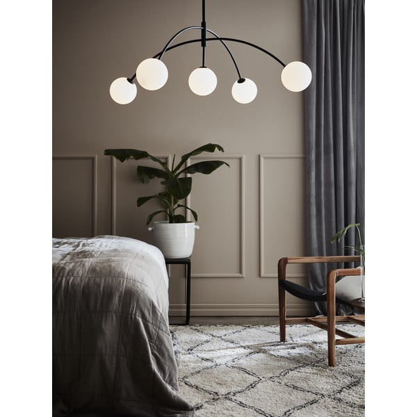 Juodas pakabinamas šviestuvas Markslöjd Heaven, ø 117 cm-image-1