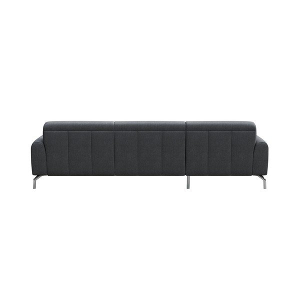 Šviesiai pilka kampinė sofa MESONICA Puzo, kairysis kampas-image-3