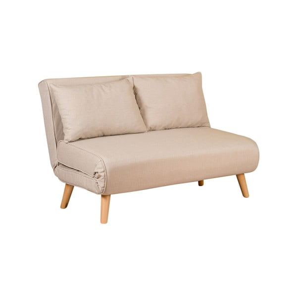 Sulankstoma sofa smėlio spalvos 120 cm Folde – Artie