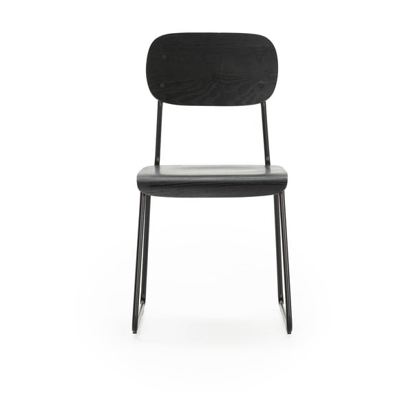 Valgomojo kėdės juodos spalvos 2 vnt. Aira – Marckeric-image-2