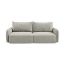 Šviesiai pilkos spalvos sulankstoma/su sandėliavimo vieta sofa 238 cm Kalena – Makamii