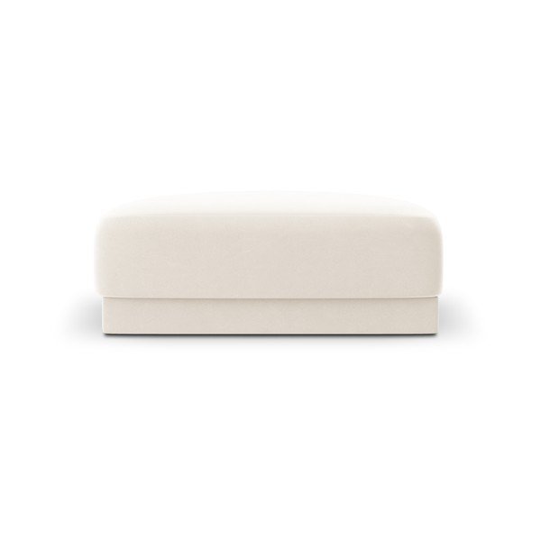 Pufas baltos spalvos iš velveto Miley  – Micadoni Home-image-3