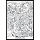 Plakatas DecoKing Map Prague, 100 x 70 cm