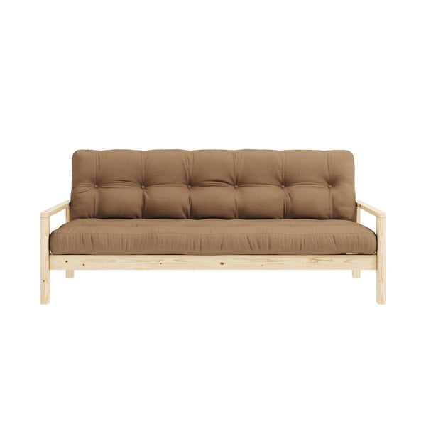 Sulankstoma sofa rudos spalvos 205 cm Knob – Karup Design