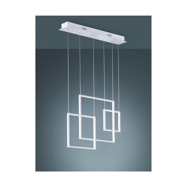 Balto metalo pakabinamas LED šviestuvas "Trio Tucson", 150 cm-image-1