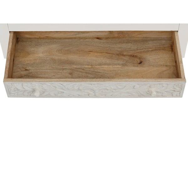 Iš mango masyvo drabužių spinta kreminės spalvos 180x40 cm Kalhana – Støraa-image-4