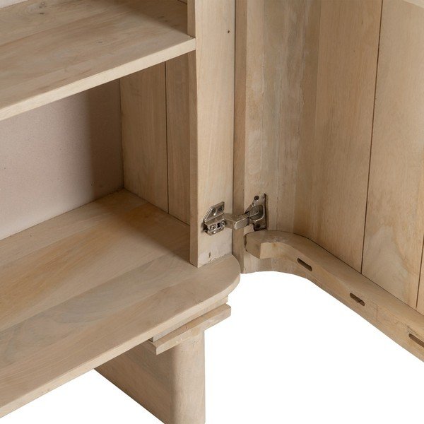 Iš mango masyvo spintelė natūralios spalvos 90x138 cm Batel – Ixia-image-4