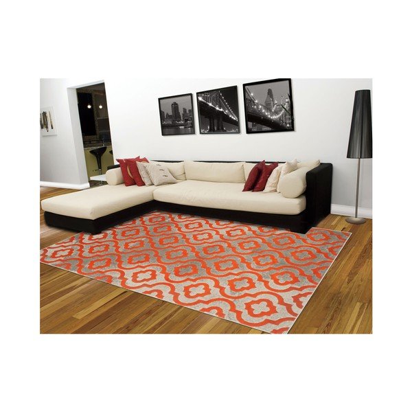 Oranžinis kilimas Webtappeti Evergreen, 155 cm-image-3