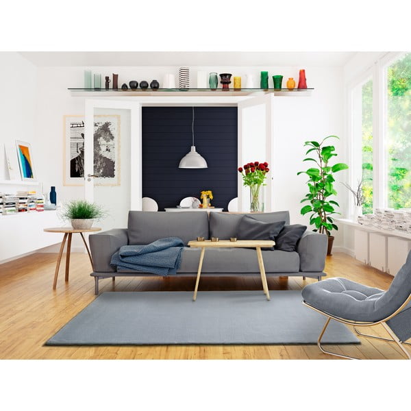 Pilkas kilimas Universal Berna Liso, 160 x 230 cm-image-1