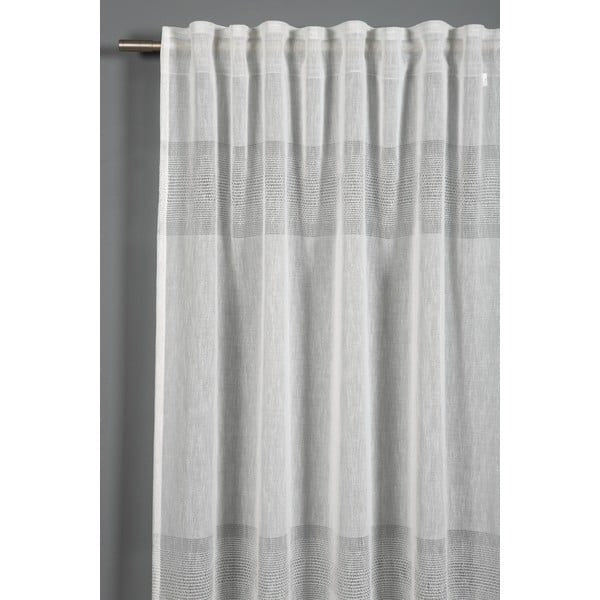 Baltos spalvos permatoma užuolaida 140x245 cm Etamine – Sehlbach