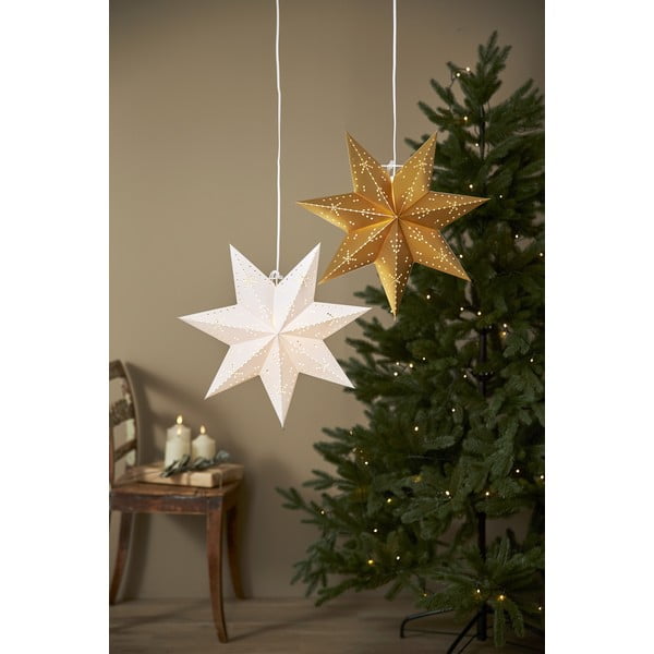 Aukso spalvos kalėdinė šviečianti dekoracija ø 45 cm Classic - Star Trading-image-2