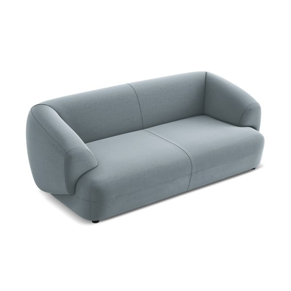 Šviesiai mėlynos spalvos iš velveto sofa 212 cm Moana – Makamii-image-3
