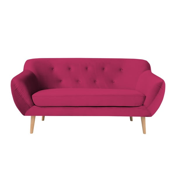 Rožinė dvivietė sofa Mazzini Sofas Amelie