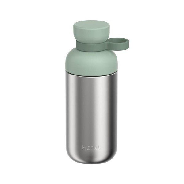 Sidabrinės spalvos/šalavijo spalvos iš nerūdijančio plieno butelis 500 ml Vita – Mepal