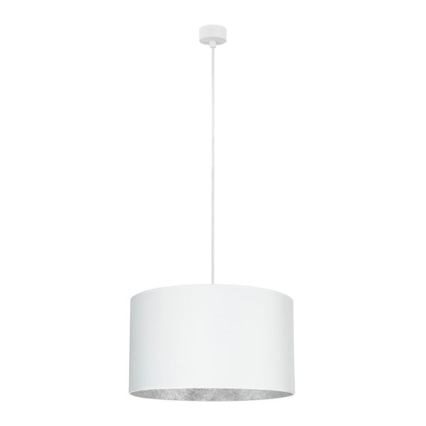 Baltas pakabinamas šviestuvas su sidabro spalvos detalėmis Sotto Luce Mika XL, ⌀ 50 cm