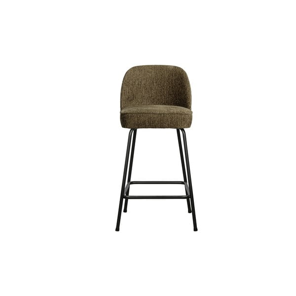 Khaki spalvos iš aksomo baro taburetė (sėdynės aukštis 64 cm) Vogue – WOOOD